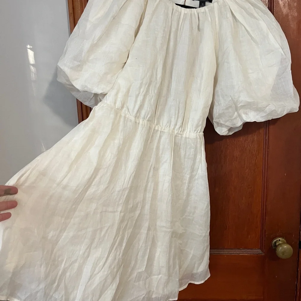 Banana Republic Cream Women’s Dress Size XS NEW WITH TAGS - Picture 2 of 7